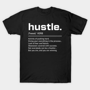 Simply Hustle Mens trendy black tshirt T-Shirt